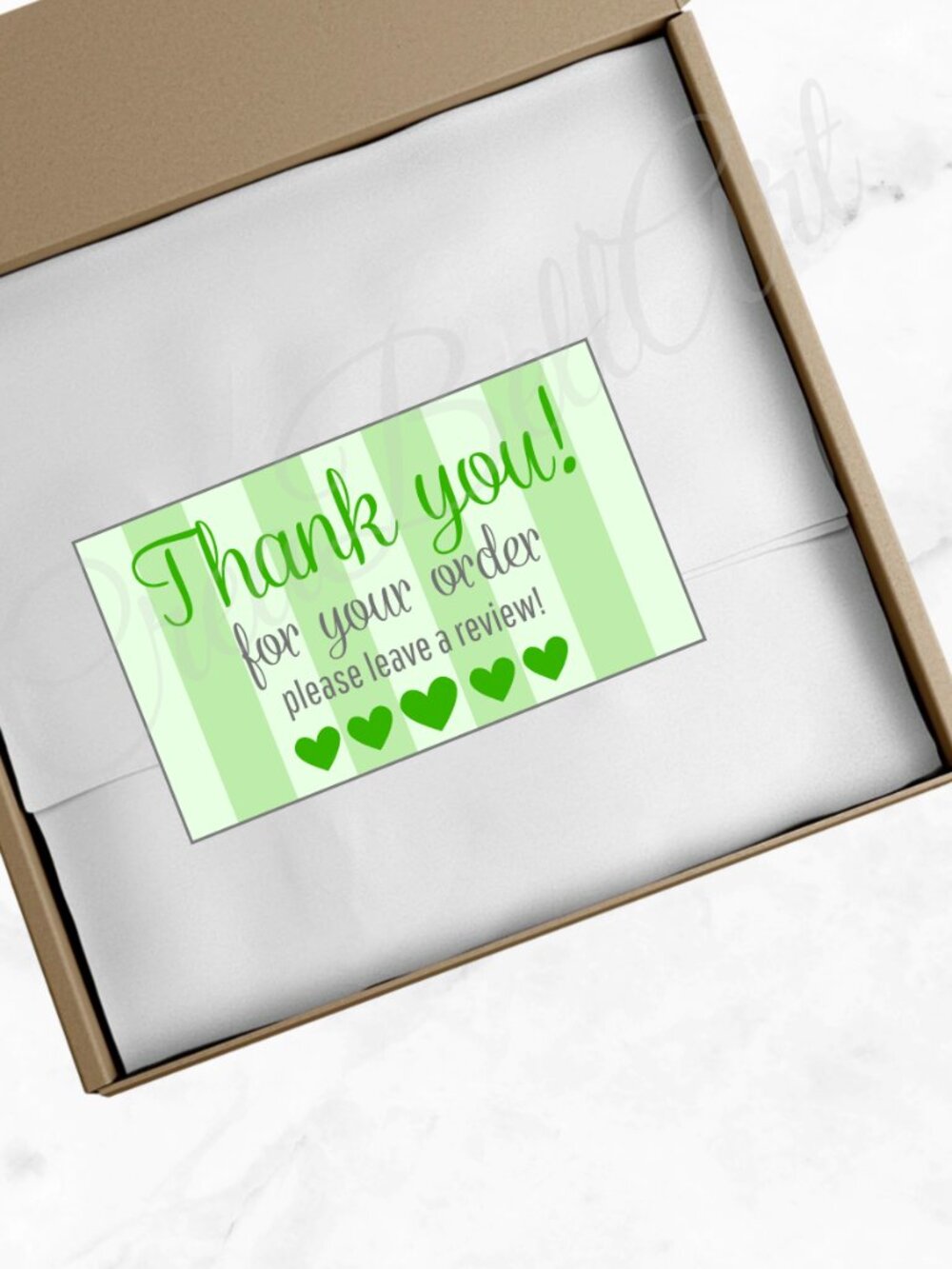 60 Pack striped Thank You Cards - Picture 11 of 11